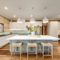AisDecor Chine Armoires de cuisine modernes en bois massif sur mesure