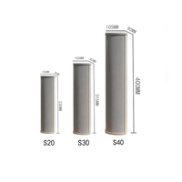 Altavoz de Columna CaiDS de 3 Pulgadas S20 IPX-6 Resistente al Agua, Altavoz de Audio de Alta Calidad de 20W, 2 Cajas para Uso en Interiores y Exteriores