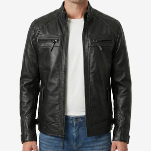 Custom Made New Design Men Leather Motorbike <b>Jacket</b> Customized Windproof Plus Size Leather Motorbike <b>Racing</b> <b>Jackets</b> For Sale - Product Image 3