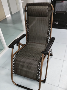 Venta caliente ajustable al aire libre Metal Sunbed Lounge Chaise Chair portátil para patio al por mayor para uso - Product Image 5