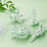 Granulés de plastique PA12 transparents, granulés de nylon 12, qualité injection, faible absorption d'eau, polyamide 12 pour pièces de précision médicale