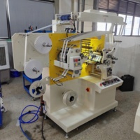 Imprimante flexographique CE approuvée JR-1231, 3 couleurs avant, 1 couleur arrière, pour vêtements, rubans en satin, étiquettes – Équipement d'impression flexo