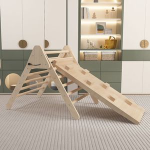 Wooden Children's Climbing <b>Frame</b> Solid Wood Sensory Integration Training Rack For Indoor <b>Play</b> And Development - Product Image 3