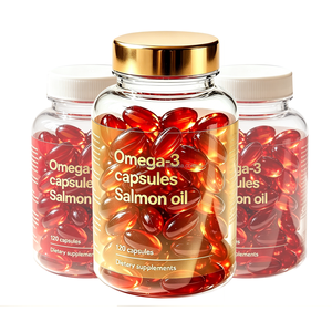 OEM/ODM Hoge Sterkte <span class=keywords><strong>Omega</strong></span> <span class=keywords><strong>3</strong></span> Visolie 1000mg Noorse Zalmolie met EPA & DHA Hersenen & Hart Triglyceriden Visolie Capsules - Product Image 4