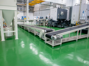 AMT VINA Convoyeur à bande personnalisé, fabricant vietnamien, nylon, caoutchouc, PVC, vitesse réglable, OEM, ODM - Product Image 3