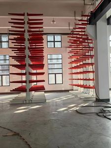 מחסן צינור אחסון המכונית 5 שכבה פלדה מתכווננת racking יציב זול - Product Image 6