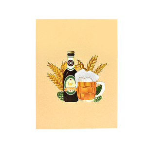 Cartes d'anniversaire 3D avec design bière pour hommes, mari, petit ami, oncle, grand-père, cadeau d'anniversaire pour la fête des pères, la retraite, toutes occasions - Product Image 5