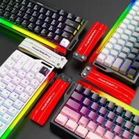 Clavier mécanique filaire RGB LDON 68, nouveau modèle, interrupteur magnétique 8000Hz, 68 touches laser pour PC, ordinateur de bureau, jeu