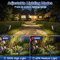 Lampe solaire LED d'extérieur télescopique à angle de faisceau réglable à 90 degrés IP65 pour jardin, patio, cour