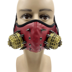 Cosplay Steampunk Plague Doctor Bird Mask WhiteBlack Latex Bird Beak Masks naso lungo Halloween Party Event Ball Costume puntelli - Product Image 2