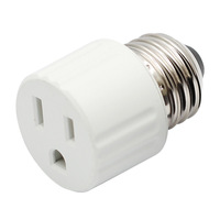 Adaptateur de douille d'ampoule polarisée E26 vers 5-15R, norme américaine, 8A, prise industrielle, support de lampe, convertisseur