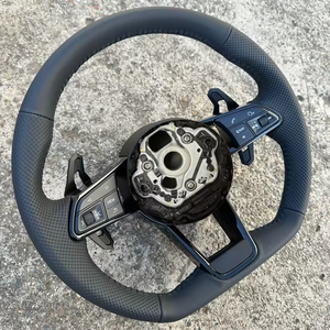 พวงมาลัยคาร์บอนสำหรับรถยนต์ออดี้ B9 <span class=keywords><strong>S</strong></span> RS <span class=keywords><strong>S</strong></span>-<span class=keywords><strong>line</strong></span> A4 A5 S4 S5 <span class=keywords><strong>Q5</strong></span> 8R TT 8S R8 4S A6 C7 C8 Q7 4M A7 4K R8 RS6 RS7 A3 TT - Product Image 1