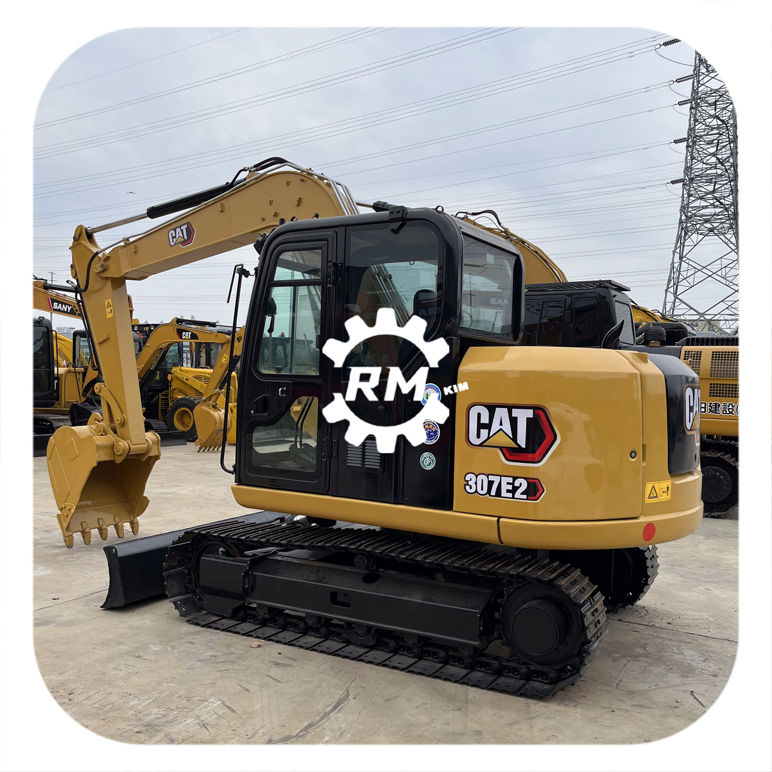 90% работы CAT307E2, подержанный экскаватор, сделано в Японии, высокое качество, Землеройная техника, 307, 307E2, 7 тонн, распродажа