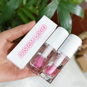 Baume à lèvres liquide hydratant vitaminé, teinte transparente marron, cadeau fruité, gloss repulpant, végétalien, bio, rose, huile à lèvres changeante de couleur selon le pH - Product Image 4