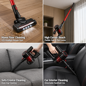 Factory 150W Smart Cordless <b>Vacuum</b> Cleaner Powerful Battery for Home & Dry Cleaning Bagless Aspiradora De Mano Cyclone Design - Product Image 6