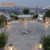 Chaise pliante en aluminium, mobilier de jardin extérieur, salle à manger, acier inoxydable