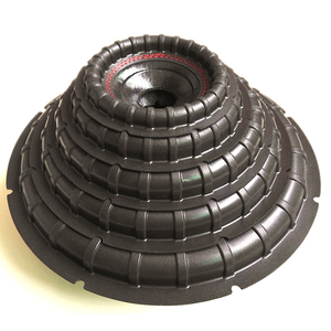 Kit de piezas de altavoz pasivo de cono de papel no prensado envolvente VCID Rib de 78mm pequeño de 12 pulgadas para audio de coche - Product Image 5