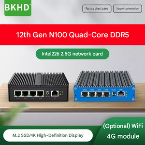 มินิพีซีอุตสาหกรรม BKHD รุ่น N300 J6412 J5005 7305 4 LAN 6 LAN 2.5G อุปกรณ์เครือข่าย คอมพิวเตอร์ขอบเครือข่าย - Product Image 2