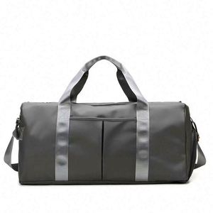 Muestra gratuita: Bolsa de viaje al por mayor para fabricantes, con separación de seco y húmedo, para ejercicio, yoga, fitness, de gran capacidad, para viajes cortos y entrenamiento. - Product Image 4