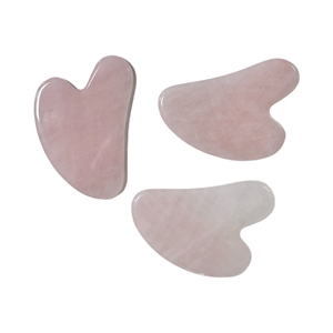 Cooling Face Lifting Beauty Tools Rose Quartz <b>Jade</b> Gua Sha Facial Massage Glowing Skin - Product Image 5