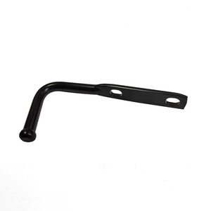 Crochet en fer noir en forme de L YIHUAXING METAL, finition mate électrophoretique, 6,0*87*42, pour meubles et étagères de rangement - Product Image 4
