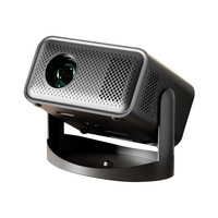 Mini projecteur de bureau V18 HD 4K, écran mobile sans fil, lampe LED, Android 11, correction automatique de la distorsion trapézoïdale