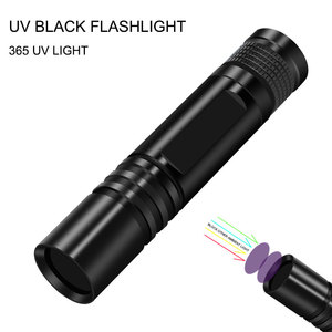 Torcia LED UV Tascabile Orlite, Confezione da 4, 365nm, Illuminazione Tattica e Sanitaria, Batteria 10, IPX5, 1.5V, per Uso Medico Domestico, Nera - Product Image 2