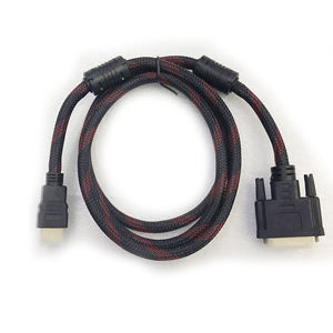 Câble <span class=keywords><strong>DVI</strong></span> vers <span class=keywords><strong>HDMI</strong></span> SIPU 1,5 m plaqué or, mâle vers mâle, adaptateur convertisseur 1080p pour moniteur HDTV, téléviseur, lecteur DVD - Product Image 5