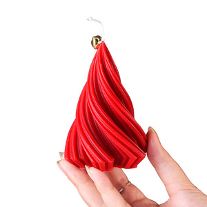 Exquisite Rotatable <b>Mini</b> <b>Christmas</b> <b>Tree</b> Aroma Candle Premium Household Decor For <b>Christmas</b> Party Scene - Product Image 2
