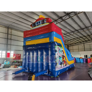 Tobogán Inflable Comercial con Diseño <span class=keywords><strong>de</strong></span> Patrulla Canina, Brincolín Inflable <span class=keywords><strong>de</strong></span> PVC para Niños, Ideal para Alquiler en Fiestas y Eventos al Aire Libre en Patios Traseros - Product Image 5