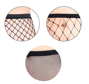 חם מוכר סקסי נשים ארוך דגים רשת ניילון טייץ גרביונים רשת ניילון טייץ גרביונים רשת ניילון גרביונים הלבשה תחתונה עור ירך - Product Image 5