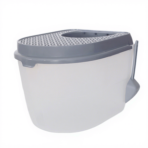 Caja de arena para gatos de PP, a prueba de salpicaduras, de fácil limpieza, con entrada superior, para razas de gatos persas, más vendida. - Product Image 2