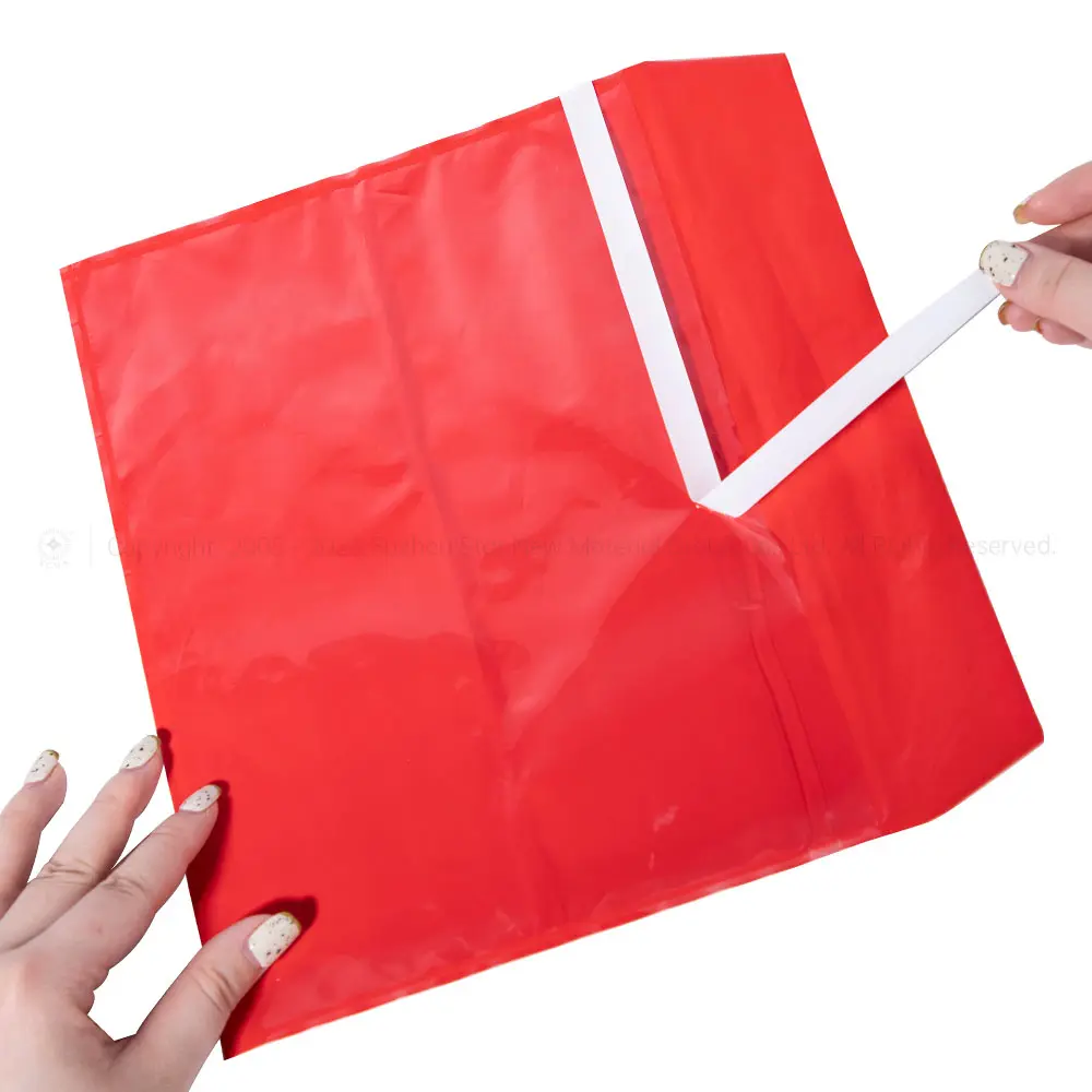 4 ए 5 सी 5 पी प्लास्टिक बैग स्व-चिपकने वाला शिपिंग चालान पैकिंग सूची परिवर्धन लाइन के साथ कवर
