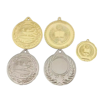 Usine personnalisée 3D école Graduation discours médaille ruban blanc personnalisable motif contenu académique médailles sport médaille