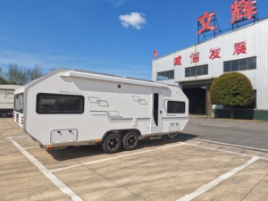 <span class=keywords><strong>Caravanas</strong></span> de Viaje Todoterreno para Todas las Estaciones, OEM ODM Personalizadas, de Aluminio Moderno, con Doble Eje, para Campamentos - Product Image 4