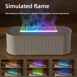 2025 High-quality Portable Essential <b>Oil</b> <b>Diffuser</b> Ultrasonic Mist Humidifier Sterilization Purification 3D Color Flame - Product Image 3