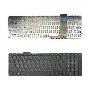 新的美国笔记本电脑键盘为HP Pavilion 15 TouchSmart 15-j000 J029TX J106TX 17T-J000 15T-J000 15-j 17-j英式黑色
