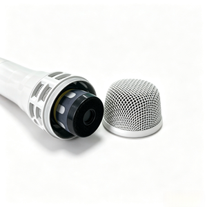 Micrófono Dinámico Inalámbrico de Mano JIN JUE JU-827 con Luces LCD, Cancelación de Ruido, Ligero y Portátil para Karaoke y Conferencias - Product Image 5