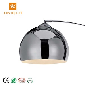 Venta caliente <span class=keywords><strong>Hotel</strong></span> cromo de hierro arco cuello de <span class=keywords><strong>cisne</strong></span> E27 lectura de dormitorio lámpara de piso - Product Image 3