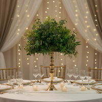 DKB Vente en gros de fleurs réalistes, plantes bonsaï, boules de fleurs artificielles, centres de table pour la décoration de mariage en intérieur