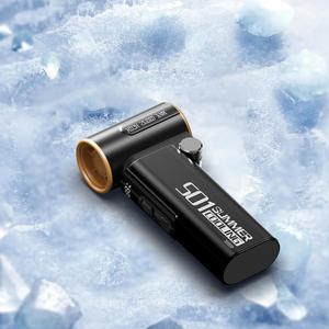 Turbojet hiển thị kỹ thuật số 3000mAh có thể sạc lại công suất cao làm mát bằng không khí có thể gập lại cầm tay Mini USB điện nhựa - Product Image 1