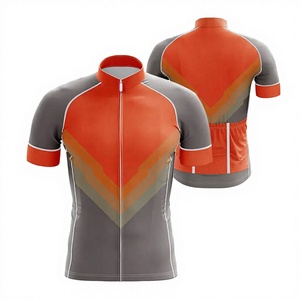 Maillots de Ciclismo de Manga Corta Ligeros Unisex, Elásticos, Antibacterianos, Transpirables, de Secado Rápido, Gran Venta en la Industria - Product Image 1