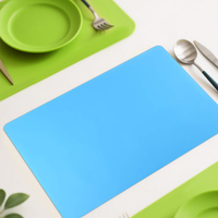 Tapis de repas en silicone écologique multicolore personnalisé de différentes tailles pour transporter des tapis de voyage et de camping en silicone en plein air