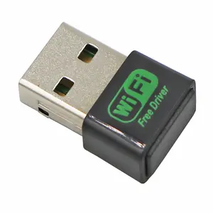 wifi adaptor macbook air Suppliers-Gratis Drive Adaptor WiFi USB untuk PC 150Mbps 2.4GHz Adaptor Kartu Jaringan Nirkabel Penerima Wi-Fi