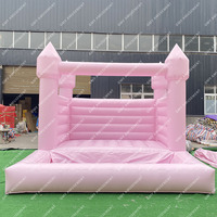 Maison gonflable commerciale rose de haute qualité à vendre