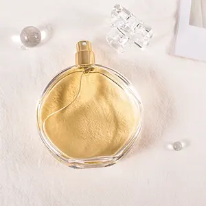 Venta al por mayor personalizado mini bonito cilindro redondo 30ml 50ml 100mL perfume botella de perfume de aerosol de vidrio vacío y caja