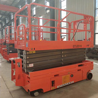 Plateformes élévatrices mobiles à ciseaux hydrauliques auto-propulsées, élévateur pour une seule personne