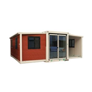 Casa Container Pieghevole a Doppia Ala, Espandibile, Rettangolare, Mobile, Temporanea, in Acciaio, per Applicazioni in Villa - Product Image 6