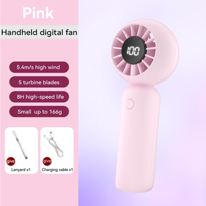 3600mAh 5V 2A El Tipi <span class=keywords><strong>Fan</strong></span> Üreticisi Toptan Özel LOGO Renkli Yüksek Hızlı Cep Fanları Şarj Edilebilir Taşınabilir Fanlar - Product Image 4