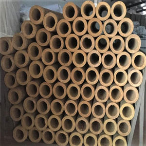 Section de tuyau en laine de roche isolante industrielle de haute qualité - Product Image 1